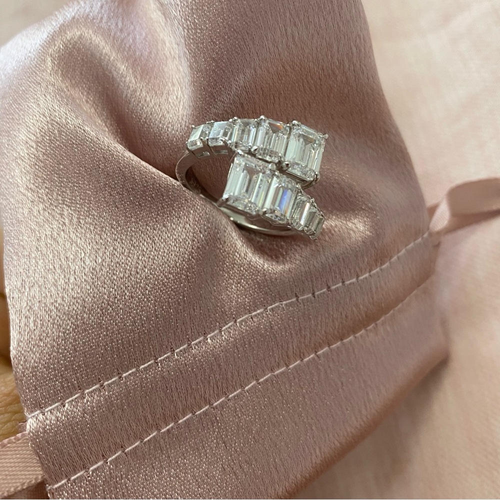 Sparkly Sterling silver 925 adjustable ring